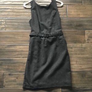 NWT Banana Republic Gray Belted Dress with Pockets